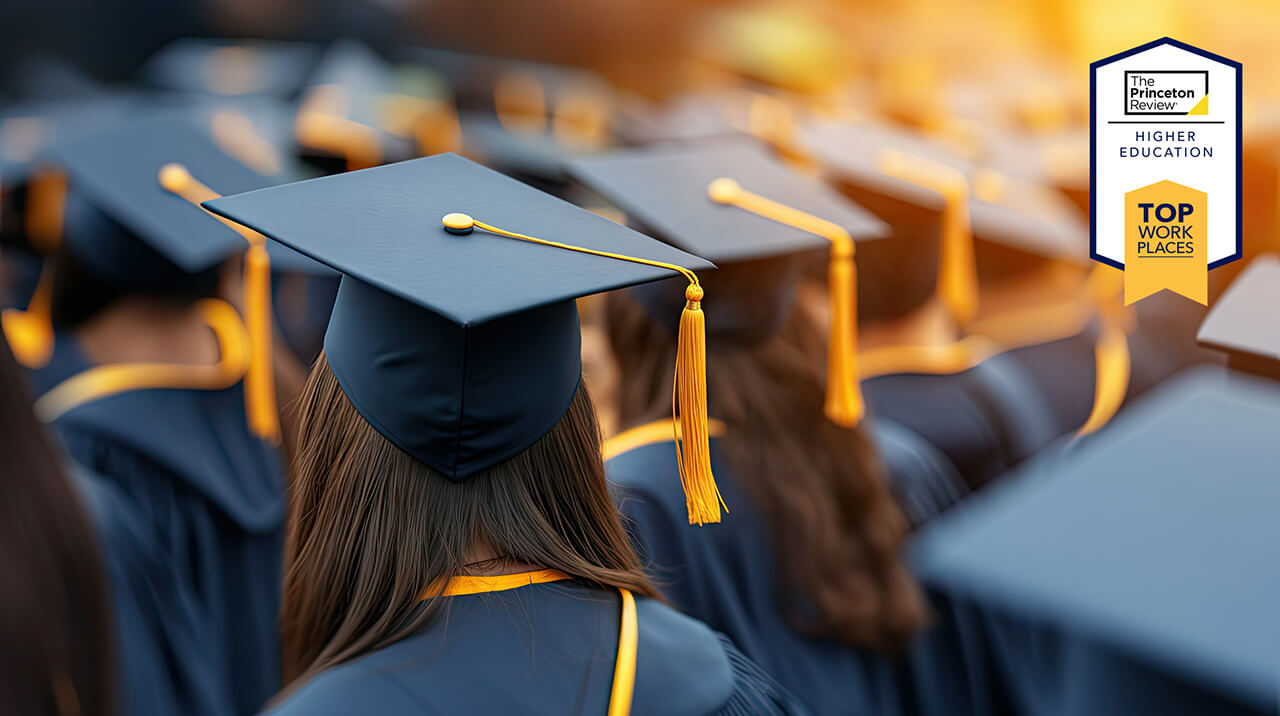 top workplace for higher education badge